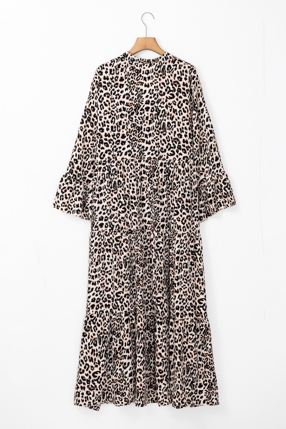 Leopard Maxi Dress Long Sleeve