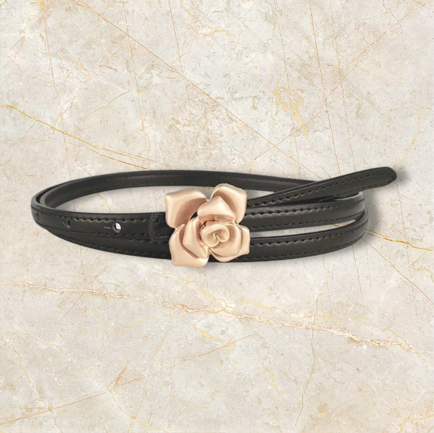 Rose Belt - Black