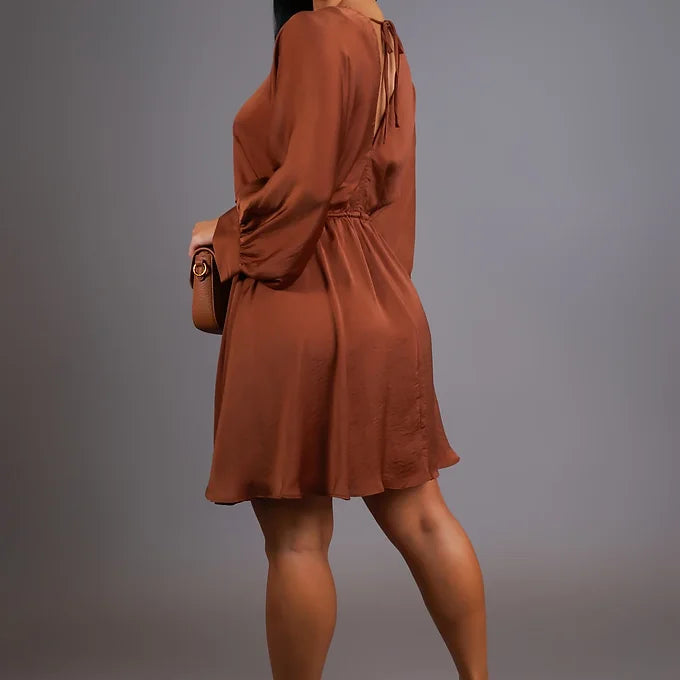 Brown Cooper Mini Dress