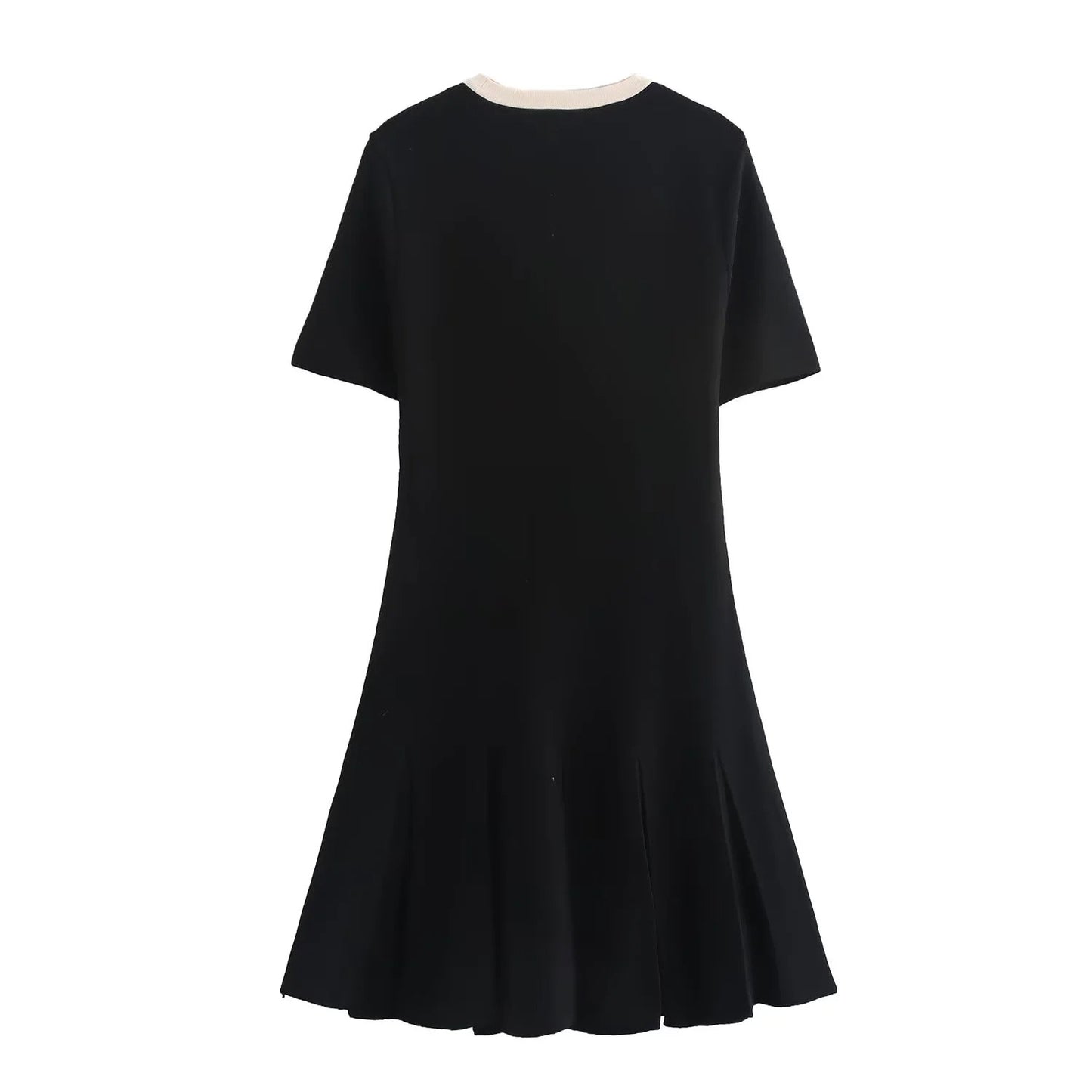 Black Two Pockets Dress